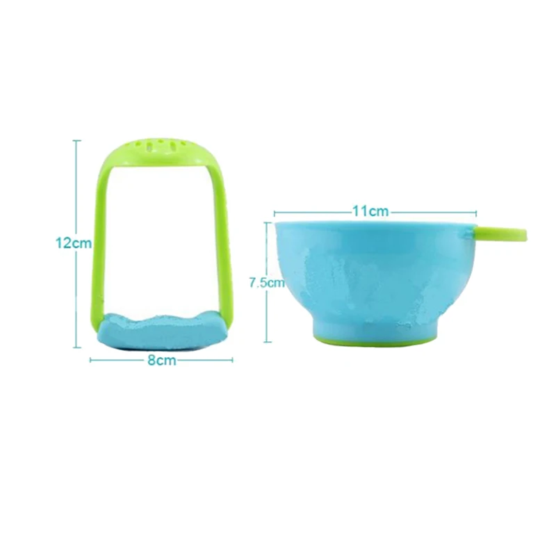 BPA Free Baby Food Mills Grinding Bowl Infants Manual Food Grind Make Tools Children Handmade Processor Feeding Bowl