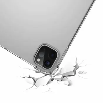 

For Ipad Pro 2020 12.9'' Case Cover Rugged Armor Shockproof Cover For Ipad Pro 2020 12.9'' Soft TPU Protection Clear