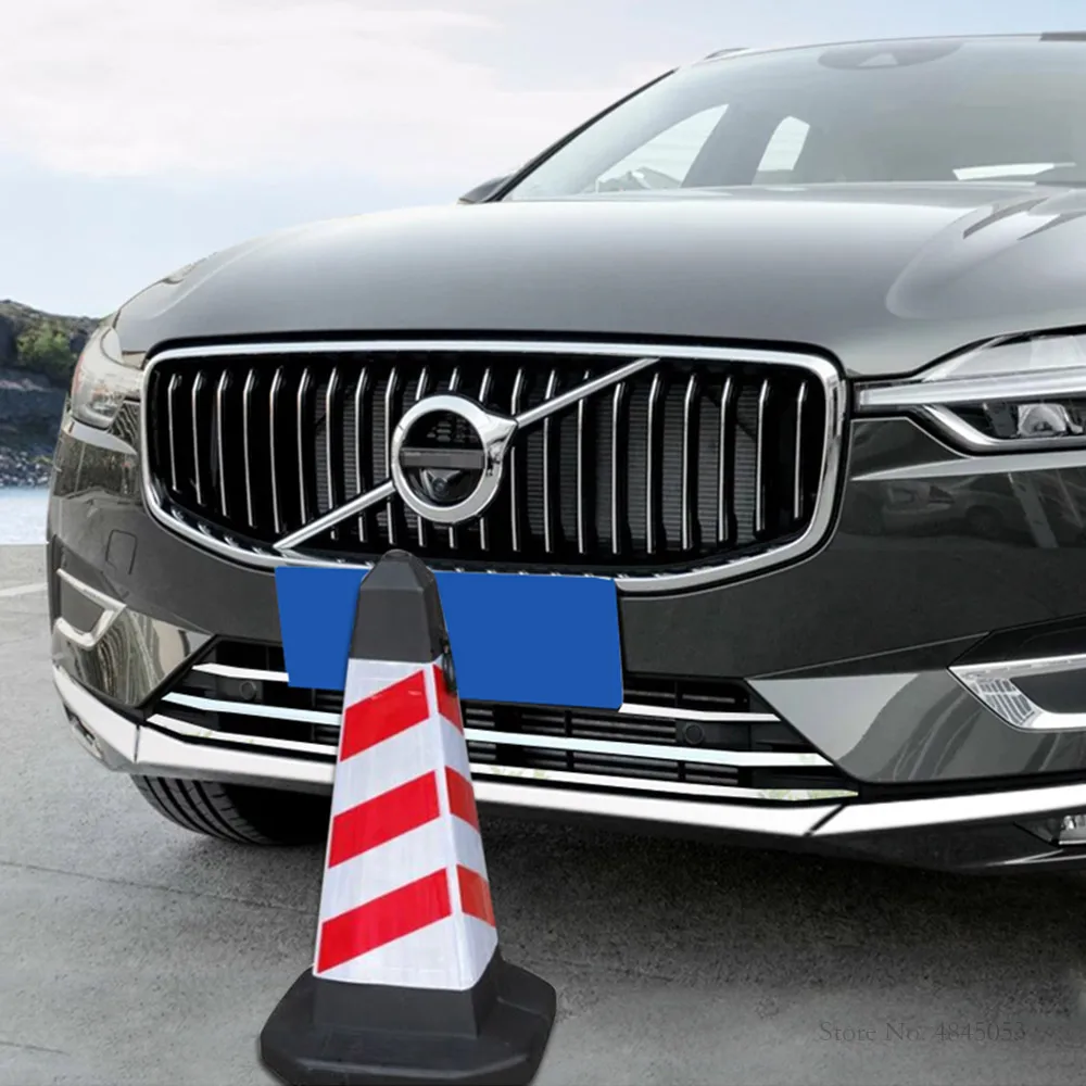 Автомобильное украшение для Volvo XC60 XC 60 2018 2019 передний центральный Нижний Бампер