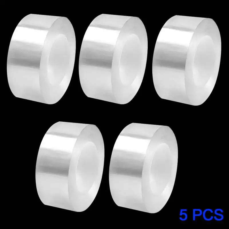 Thick 1mm Многофункциональная Двухсторонняя клейкая лента бесследная моющаяся съемная лента - Цвет: Thick 1mm