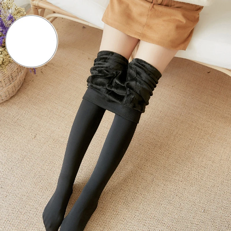 Light and Thin Legs Leggings Women's Autumn and Winter Models Plus Velvet Thickening 300g Skin Color Sexy Clothes Stretch