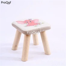 ProQgf 1Pcs square shape wood Nursery School Child Stool xiangxinni