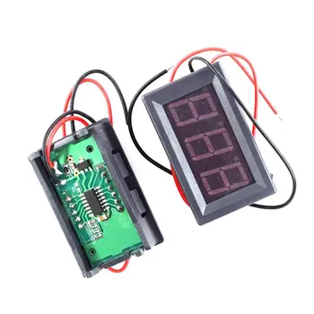 

0.56 Inch DC 2.5V-40.0V 2-wire Voltage Meter Monitor Tester Head LED Digital Voltmeter with Reverse Polarity Protection