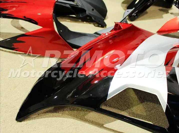 ABS полный обтекатель комплект подходит для Kawasaki ZX6R 2013 Обтекатели ZX-6R Ninja 636 599 красный серебристый черный