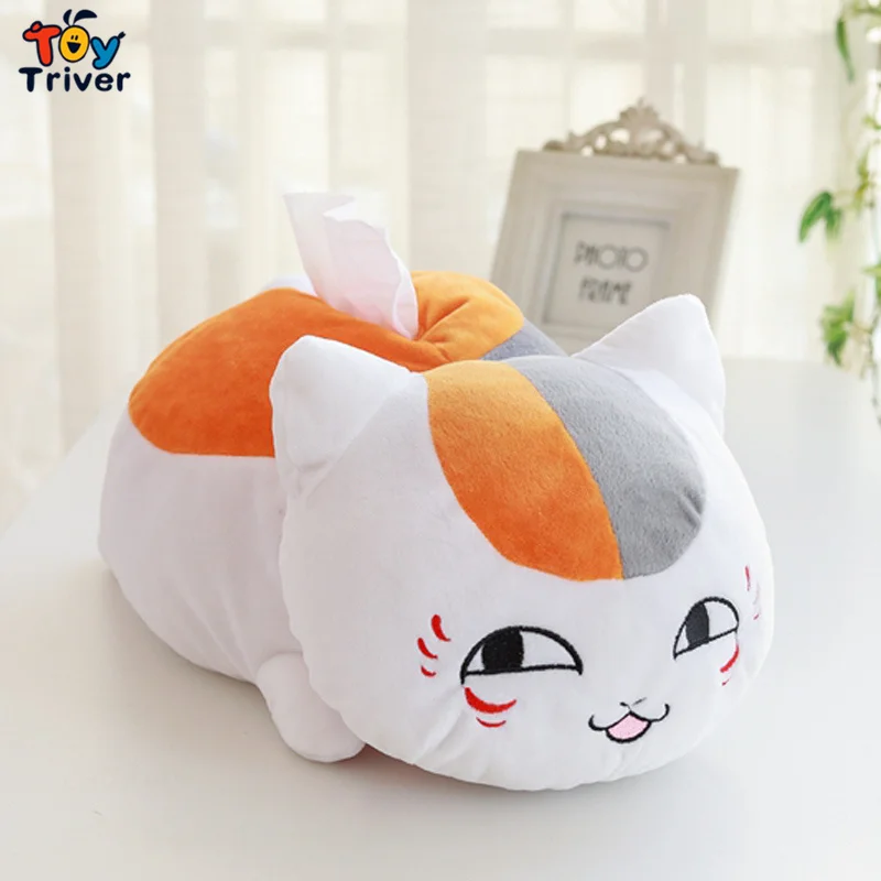 Книга Нацумэ друга кошки плюшевые игрушки чучела животных кукла тканевая Коробка Чехол для салфеток бумажный держатель домашний стол офис автомобиль Декор подарок