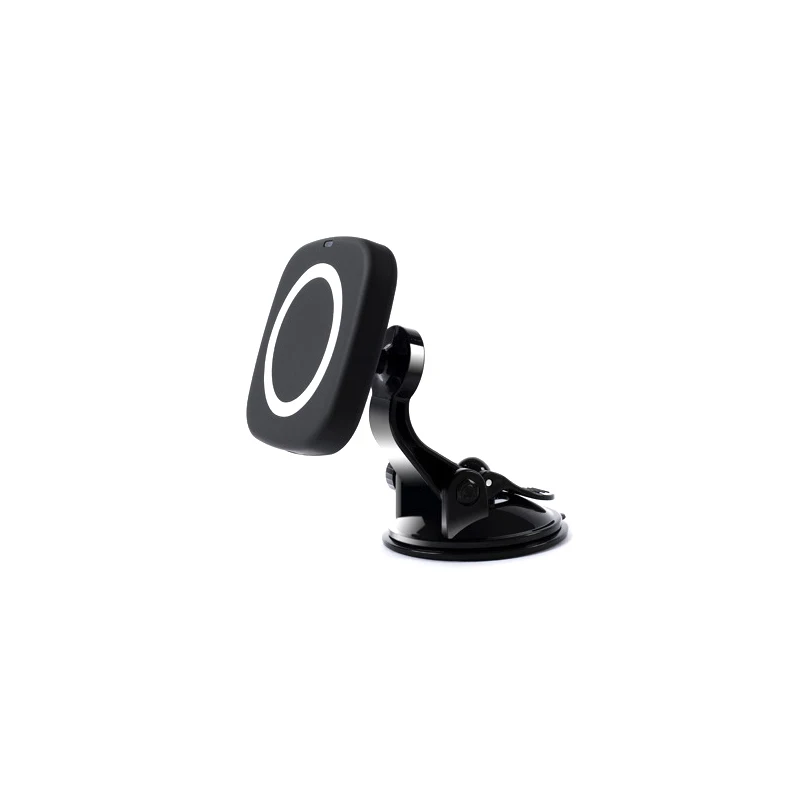 Suction cup bracket 10 Вт Qi автомобильное беспроводное зарядное устройство Быстрая 2 в 1 Магнитная присоска для автомобиля держатель для телефона Подставка для iPhone X 8 для samsung S10 s8 - Цвет: Suction cup bracket