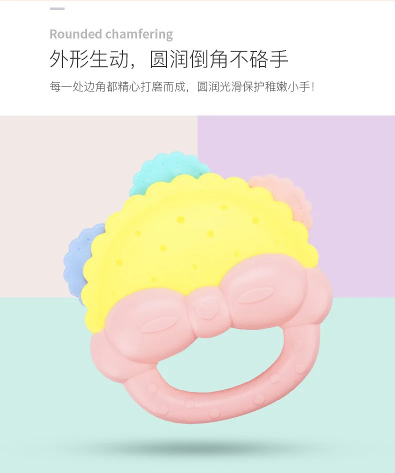 Pull Mickey/Прорезыватель для новорожденного ребенка из силикагеля, Набор погремушек для обучения, Развивающие детские Игрушки для раннего возраста
