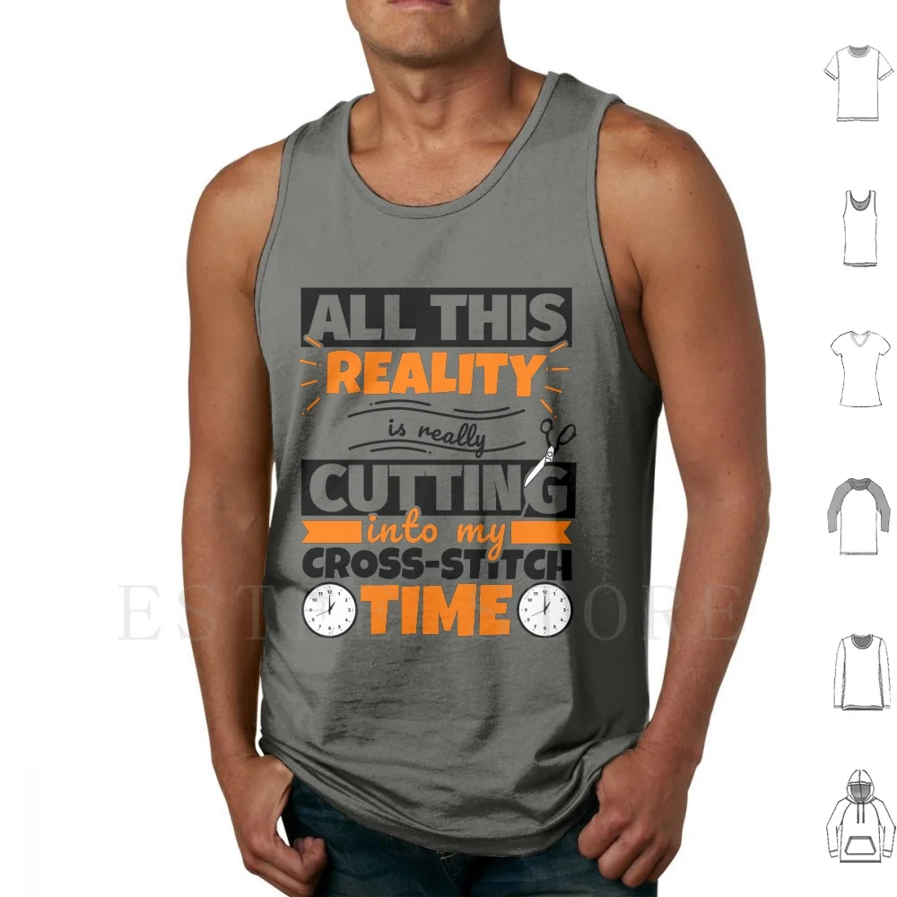 

Cross-Funny Saying Hobby Tank Tops Vest Sleeveless Cross Cross Cross Cross Funny Cross Funny Saying Cross Humor Cross