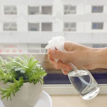 

6pcs 200ml Spray Bottle Empty Bottle Transparent Plastic Refillable Container Trigger Sprayer For Cleaning Gardening