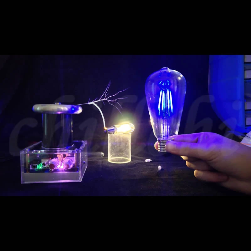 テスラコイル 人工ライトニング ワイヤレス照明 科学および教育実験ツール 磁気ストームコイル Aliexpress 電子部品 用品
