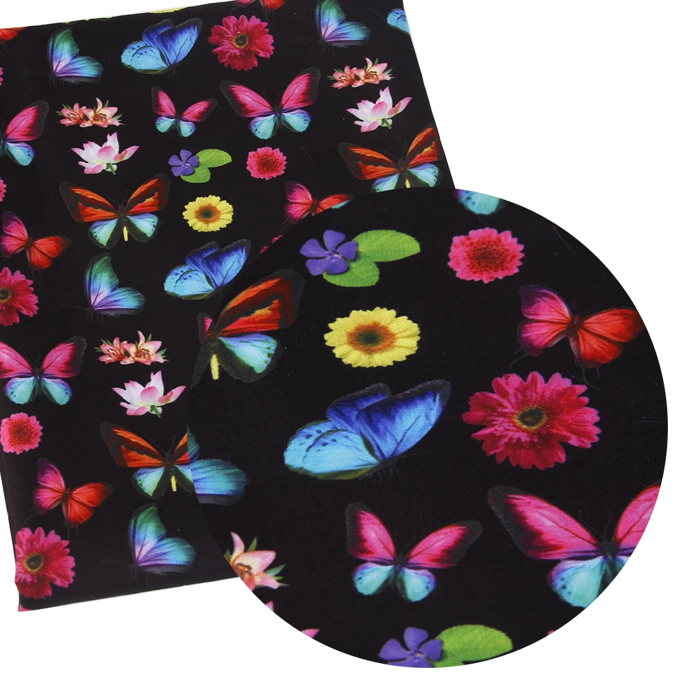 David accessories 50*145 см мультяшная Лоскутная Полиэстеровая хлопчатобумажная ткань для