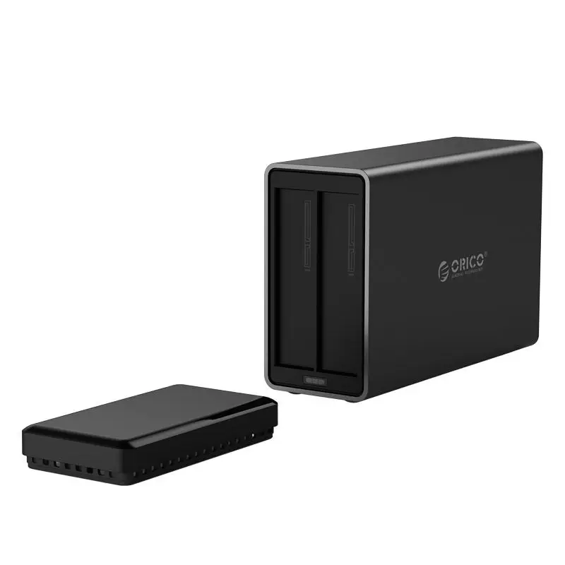  FFYY-ORICO NS200RC3 2 bahías Hdd caso tipo-C Ard disco externa del muelle caso con Raid con 20TB de