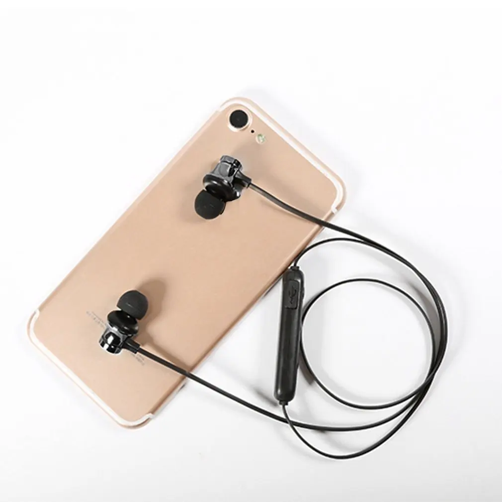 Магнитные XT11 удобные спортивные Беспроводные наушники с Bluetooth для бега, Hi-Fi стерео наушники-вкладыши с басами для смартфонов