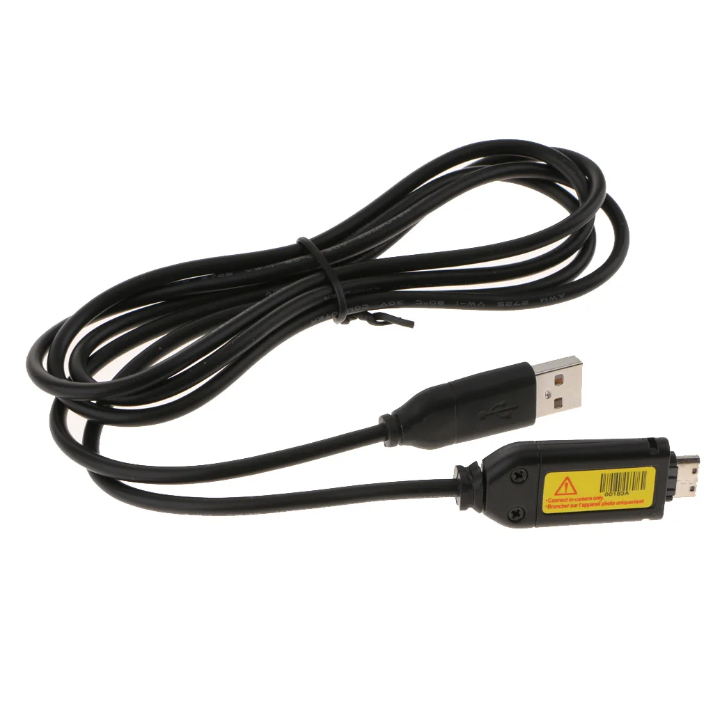 USB Data Sync Charging Cable for Samsung Camera WB210 WB500 WB550 WB650 WB700 WB600 WB2000 WB5000WB610 WB660 WB5500 - Black