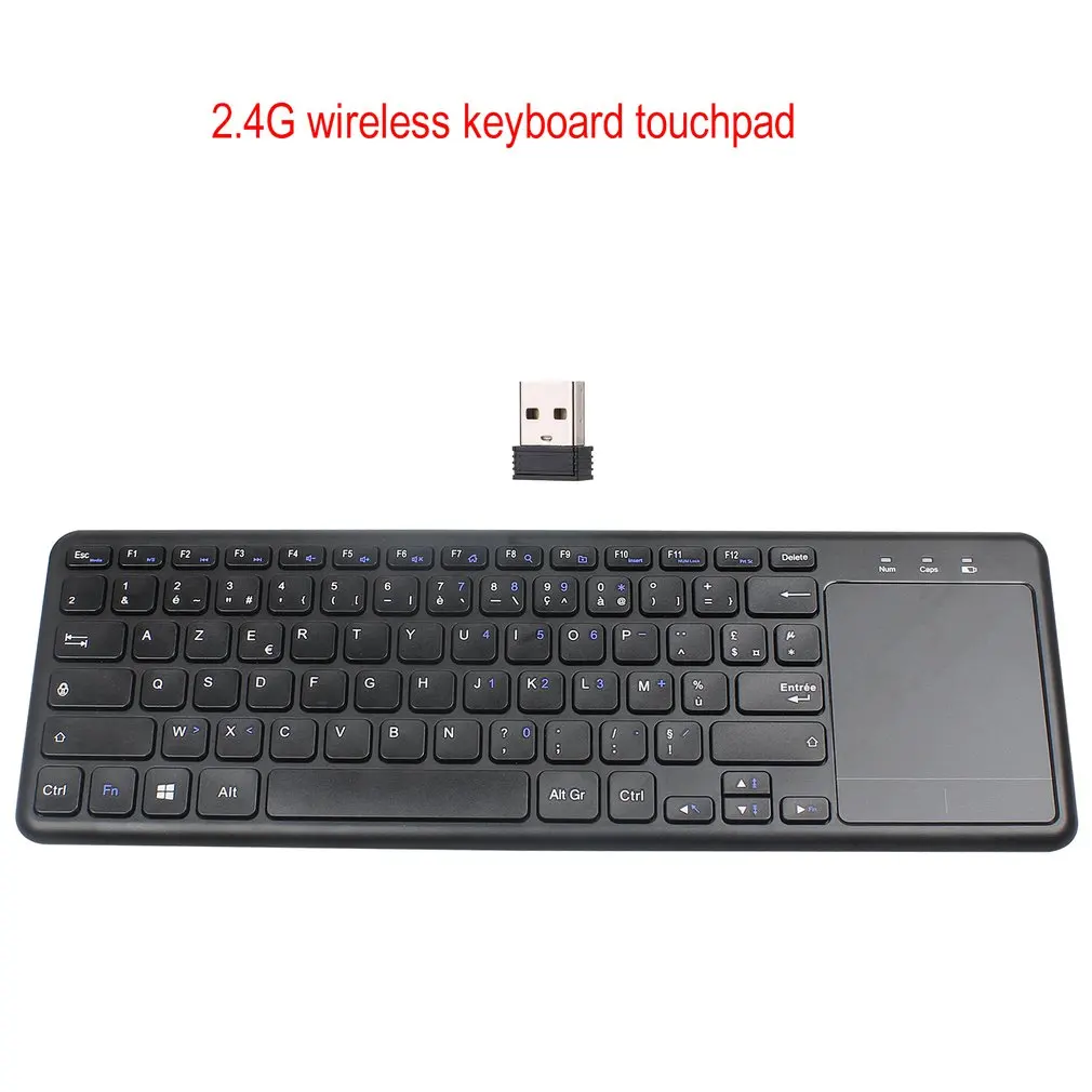 L200 Keyboard French 2.4G Wireless Keyboard For Tablet Desktop With Touch Mouse