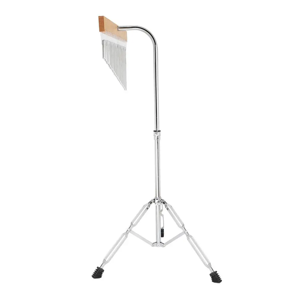 IRIN FL-36 36-Tone Bar Chimes Music Bell Single Row Wind Chime Musical Percussion Instrument with Tripod Stand and Strick