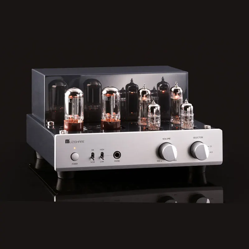 

MUZISHARE X3T 5AR4*2 двойная выпрямительная схема, встроенный вакуумный трубчатый усилитель EL84 * 2, чистый односторонний усилитель мощности класса А