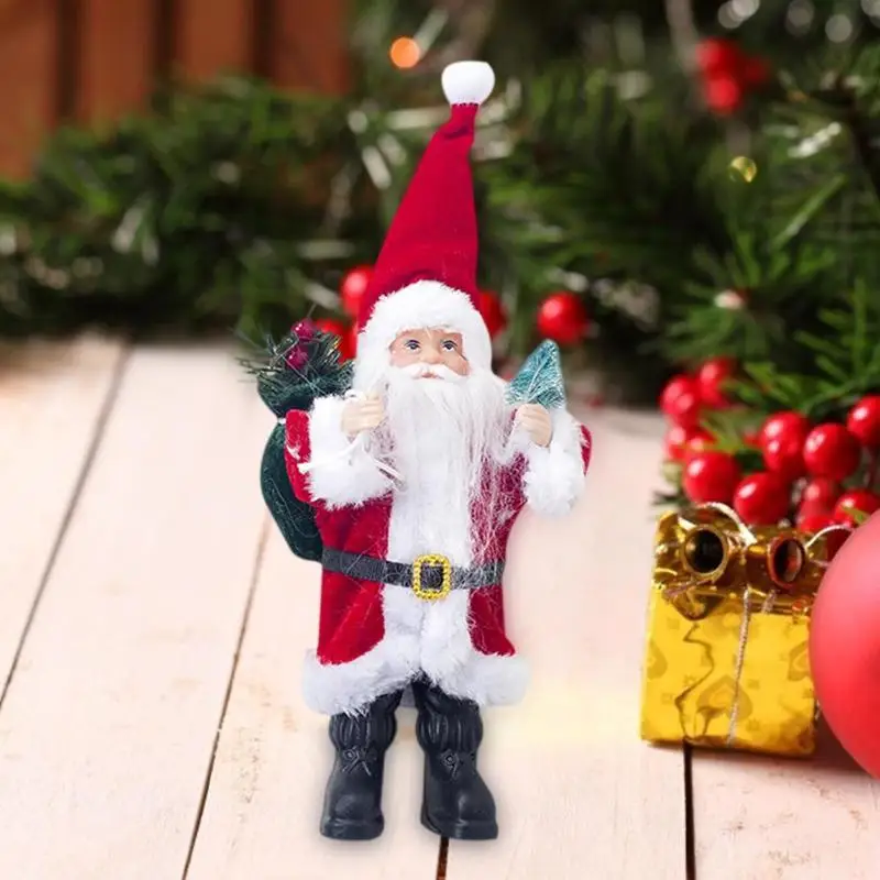 Имитация Санта Клауса кукла Рождественское украшение для дома Новогодний