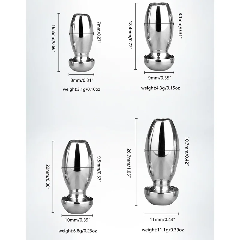 Urethral Toys Male Masturbator Urethral Stimulator Smooth Insert Penis Extender 18 urethral dilator silicone urethral dilator
