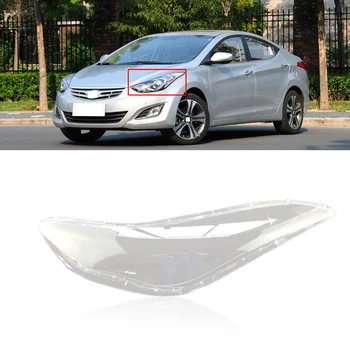 

CAPQX For Hyundai Avante 2012-2016 Front Headlamp Lampcover Headlight LampshadeWaterproof Bright LampShade Shell Cover
