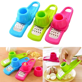

Multifunctional Garlic Press Grinding Grater Planer Slicer Mini Cutter Kitchen Cooking Gadgets Tools Utensils Accessories