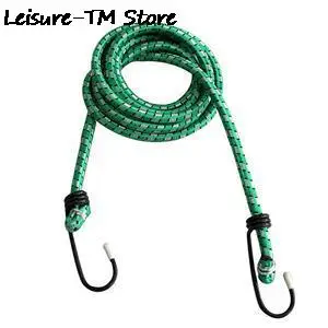 1.5M 1 Stretch Car Luggage Roof Rack Strap Hooks Elastic Bungee Cords Hooks lightweight Bikes Rope Tie bungee cords