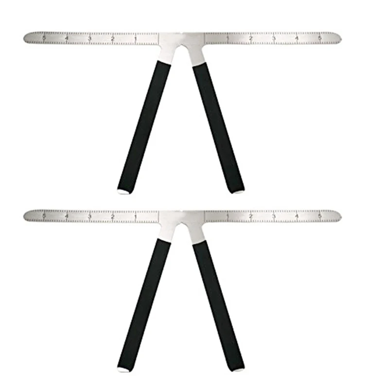 2 шт. Трехточечная позиционирование линейка для перманентного макияжа тату