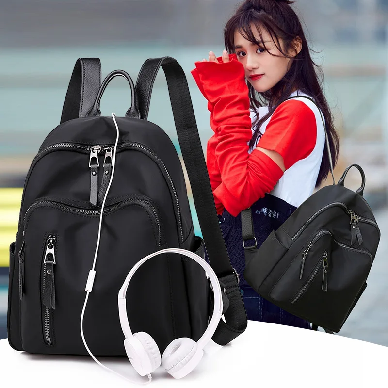 

Oxford Cloth Backpack Bag 2019 New Style Korean-style Versatile Street Fashion Nylon Canvas Large Capacity WOMEN'S Bag