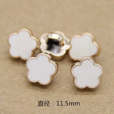 

Free shipping 30pcs/lot High-grade shirt button unisex shirts chiffon dress delicate decorative buttons flower buttons 11.5mm