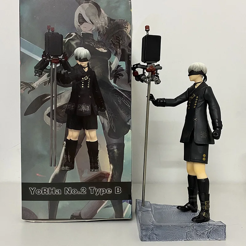 NieR Automata Figure Toy YoRHa 9S No. 2 B Type With Weapon YoRHa Figure  Collectible Model Toy 30cm 1/6 scale