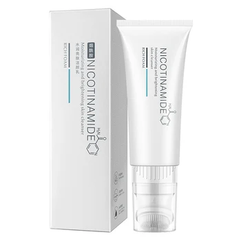 

Nicotinamide Facial Cleanser Oil-control Remove Blackheads Shrinking Pores Press Type Cleaning With Brush 100G