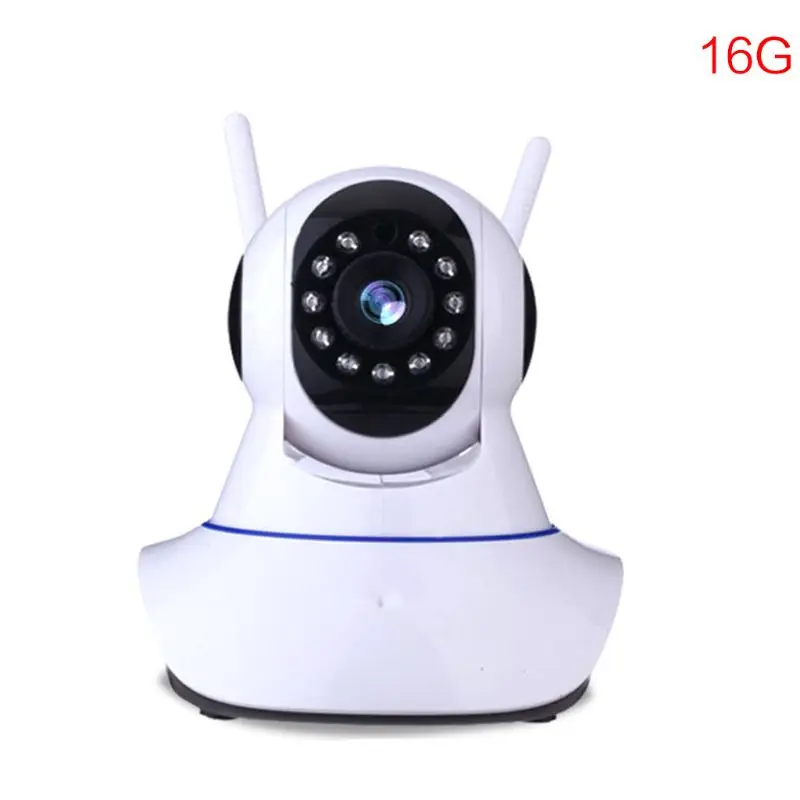 16G 1 комплект 720P WiFi камера CCTV беспроводная камера видеонаблюдения s домашняя камера безопасности Детский монитор - Цвет: 16G