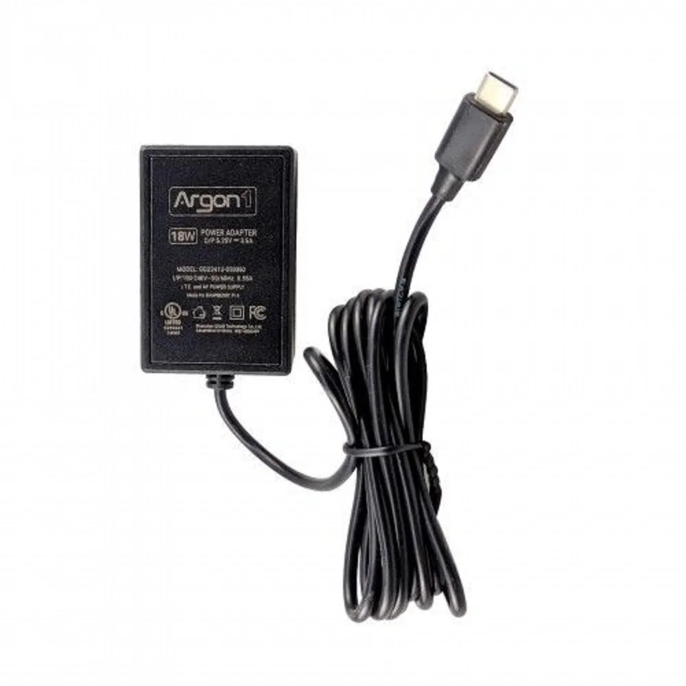 Buen valor Fuente de alimentación de argón ONE Pi 4, enchufe europeo, compatible con Raspberry Pi 4 B Myw5eMQ3DlA