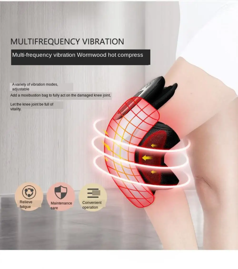 

Multifunction Knee Physiotherapy Massager Keep Legs Warm Relief Pain Heating Physiotherapy Health Care Massage Cold Leg Defense
