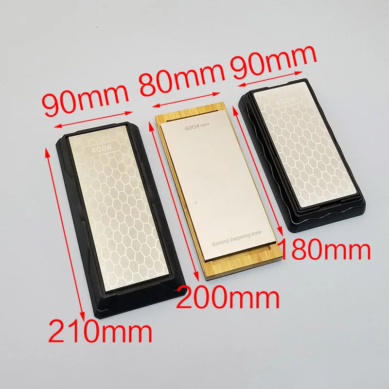 

400 600 1000 grit double sides knife sharpener for knife diamond sharpening stone grind honing kitchen outdoor tools grinder