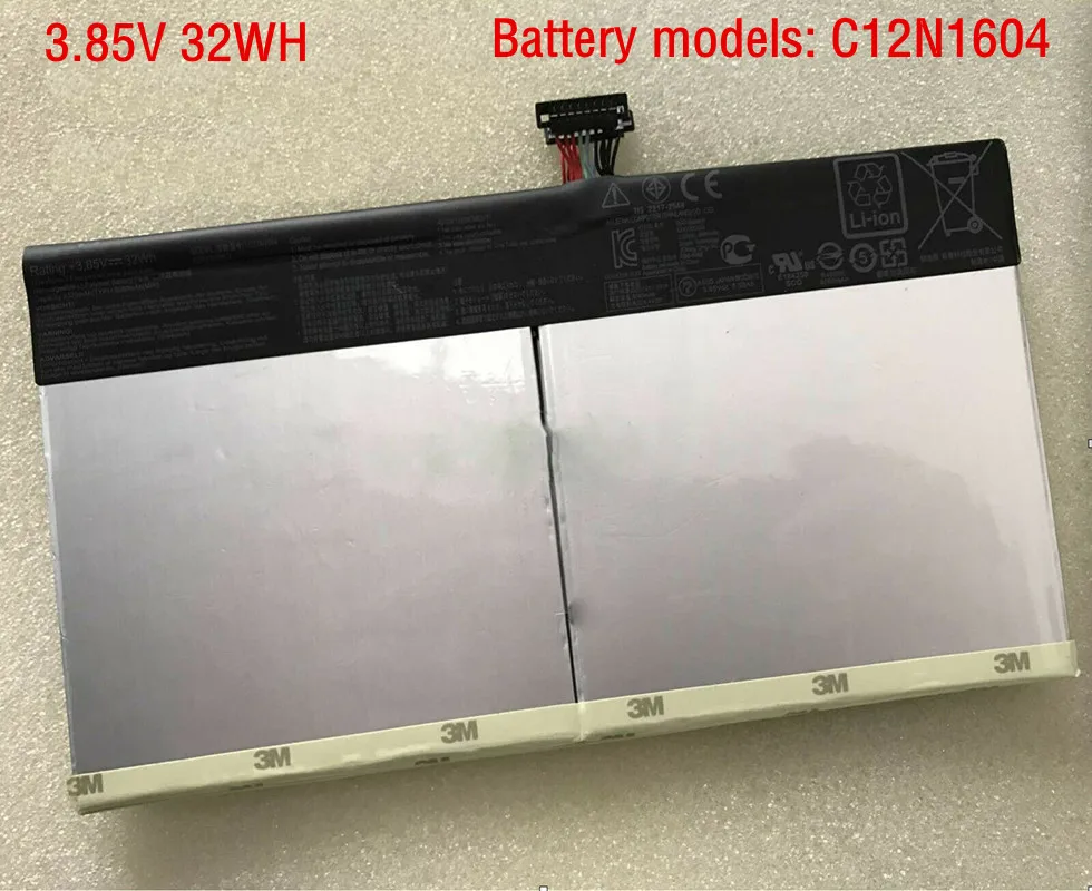 3,85 V 32WH C12N1604 Аккумулятор для ASUS Transformer Book T101HA 0B200-02120000
