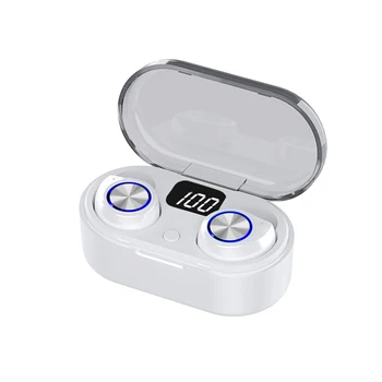 

TWS True Wireless Earbuds 5.0 Touch Digital Bluetooth earbud Display Charging Wireless Stereo Sound Earphone TW80 for gaming