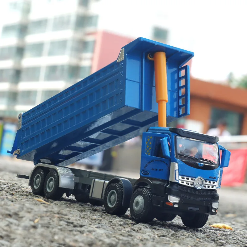 

Высококачественная модель грузовика из сплава для тяжелых условий эксплуатации, высота имитации модели грузовика-самосвала 1:50, стандартная Бесплатная доставка