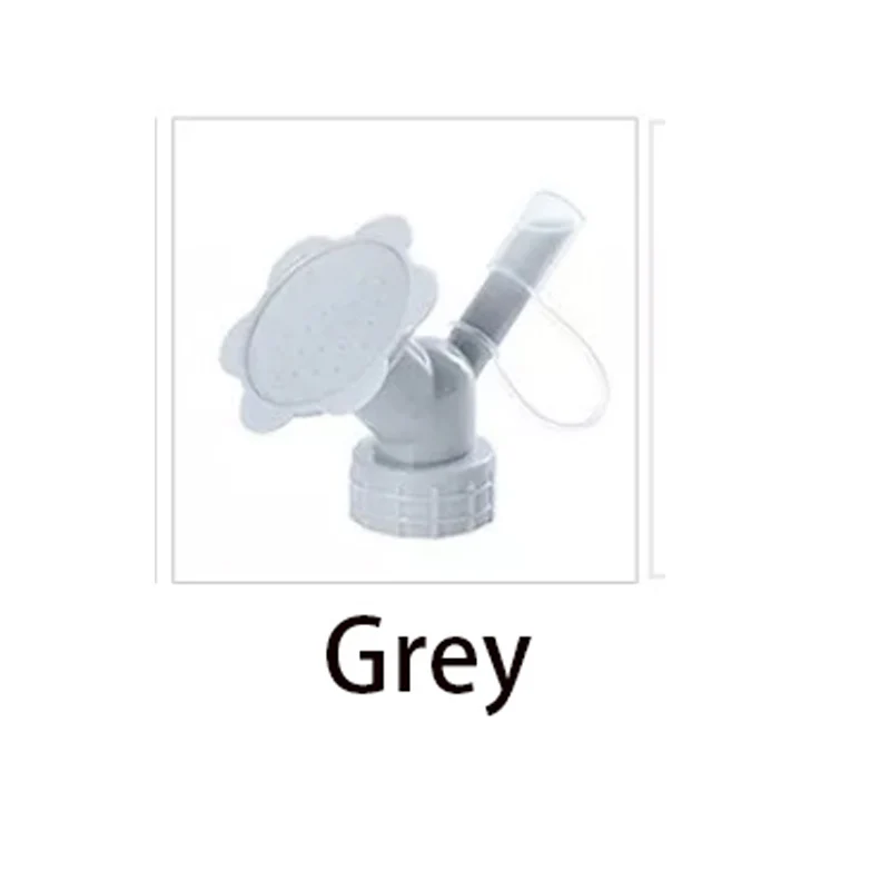 Grey Пластиковые лейки спринклер для сада спринклер сопло цветок бутылка воды опрыскиватель - Цвет: Grey