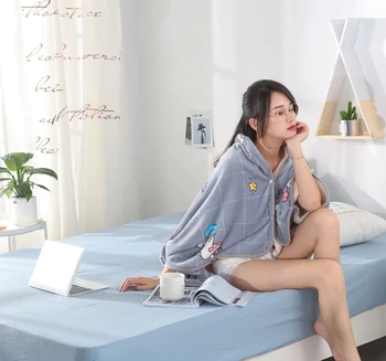 

Unicorn Doubledeck Soft Coral Fleece Blanket Throw Multifunction layer Tartan Blanket Shawl Winter Warm Multicolor pattern