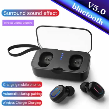 

2019 New Arrivals TWS Fashion Wireless Headset Bluetooth 5.0 Earphones 3D Sound Surround Stereo Portable Noise Reduction Earbuds