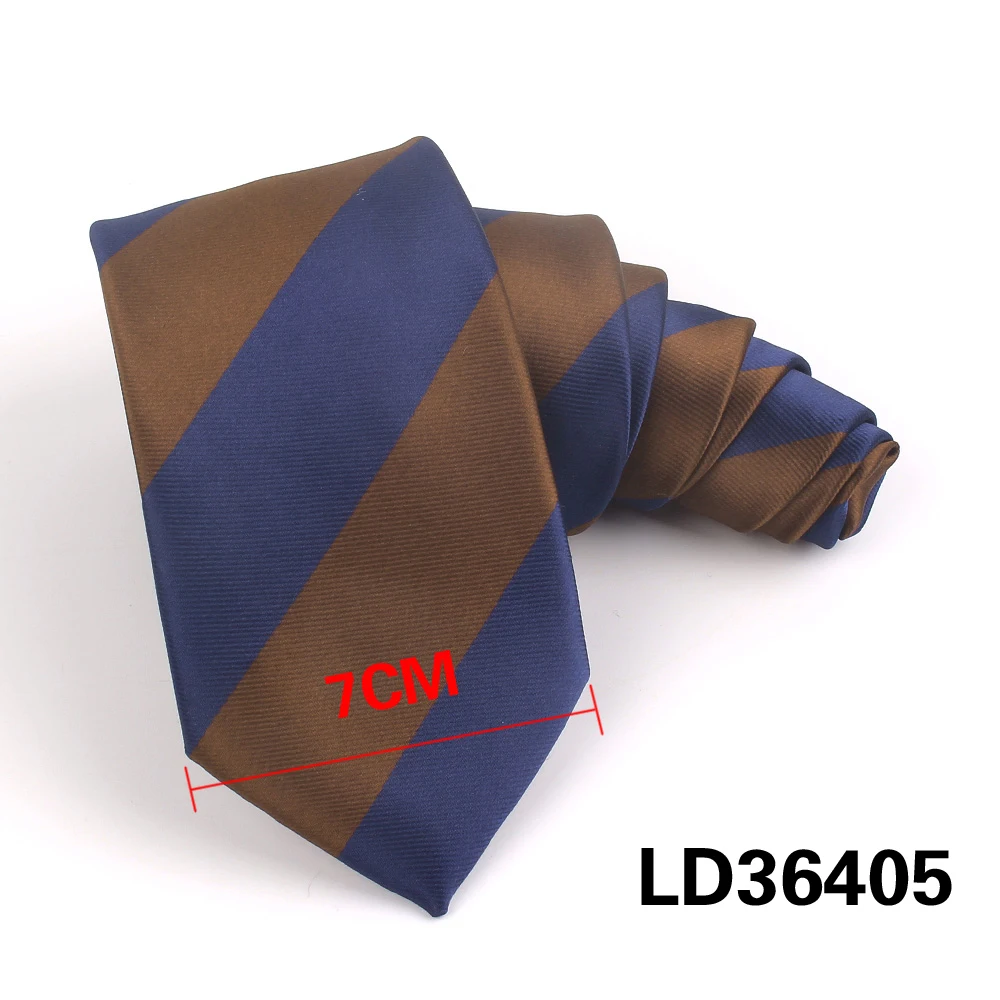 LD36405 Новые полосатые галстуки для мужчин и женщин, модные жаккардовые галстуки для костюмов, тканые Узкие галстуки, мужские галстуки, галстуки для свадьбы, бизнеса - Цвет: LD36405