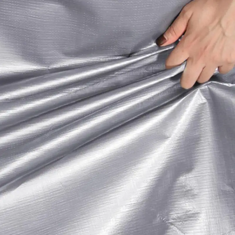 Outdoor Rain Tarpaulin Sunshade Waterproof Sunscreen Plastic Sheet Reinforced Protective Cover Insulated Canvas Canopy