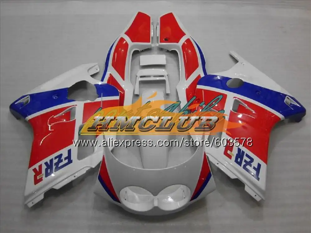 FZR250R для YAMAHA FZR 250R 1990 1991 1992 1993 1994 1995 125CL. 1 красный, белый FZR 250 FZR-250 FZR250 90 91 92 93 94 95 обтекатель - Цвет: No. 20