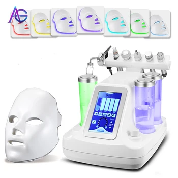 

7 in one oxygen facial deep cleaning skin care machine with feedback