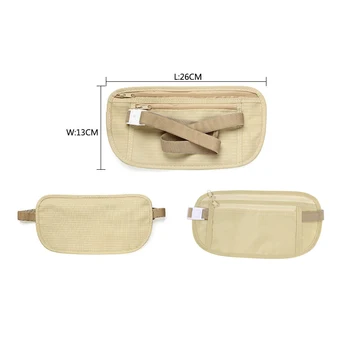 

2Pcs Unisex Sport Waist Bag Super Light Waterproof Travel Pack Smartphone Bag Pouch Belt Purse Running Outdoor H7JP