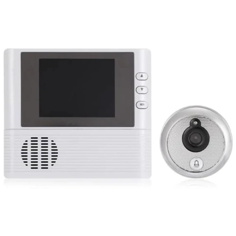 

2.8 inches LED screen Visible Camera Doorbell alarm function- White