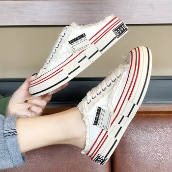 

Shoes Woman Flats Clogs Platform Espadrilles For Women 2020 Fashion Women's All-Match Casual Female Sneakers Round Toe Dress