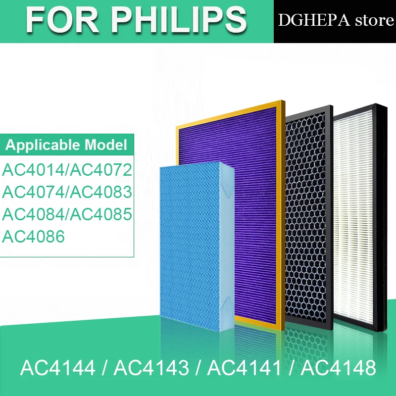 HEPA фильтр для Philips AC4148 AC4143 AC4141AC4144 AC4014 AC4072 AC4074 AC4083 AC4084 AC4085 AC4086 запчасти очистителя