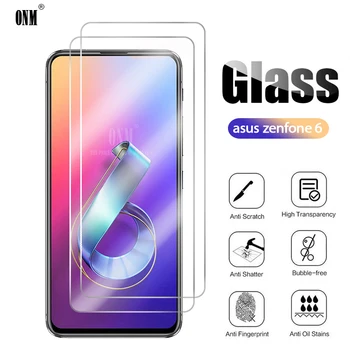 Перейти на Алиэкспресс и купить 2 шт. закаленное стекло для ASUS ZENFONE 6 ZS630KL Защитная пленка для экрана ZENFONE 6 ZS630KL